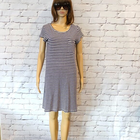 JOIE, Cortina blue and white striped cotton dress - Picture 5 of 11